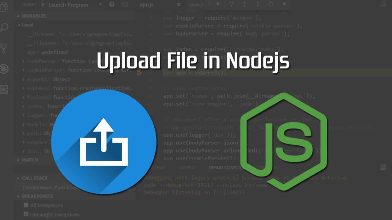 Upload File trong NodeJs